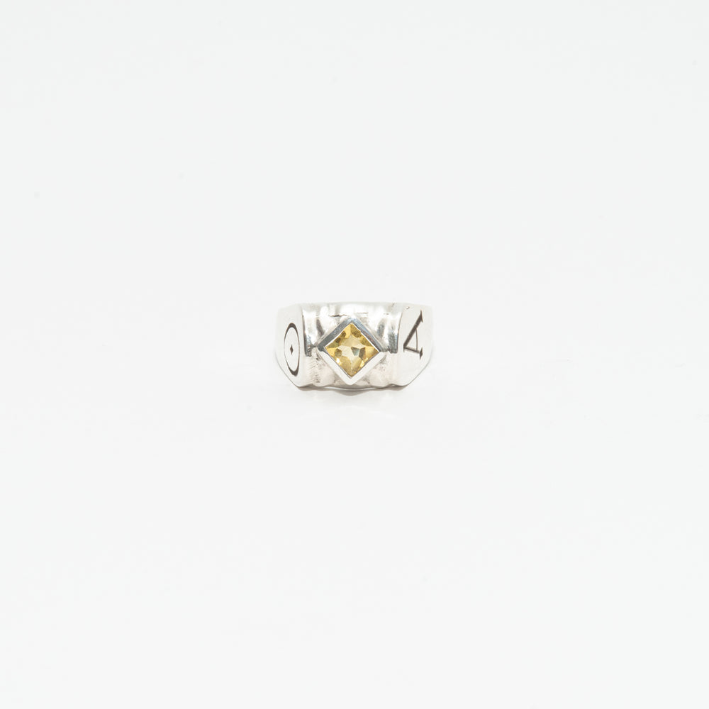 Anillo Sarah Topacio Amarillo