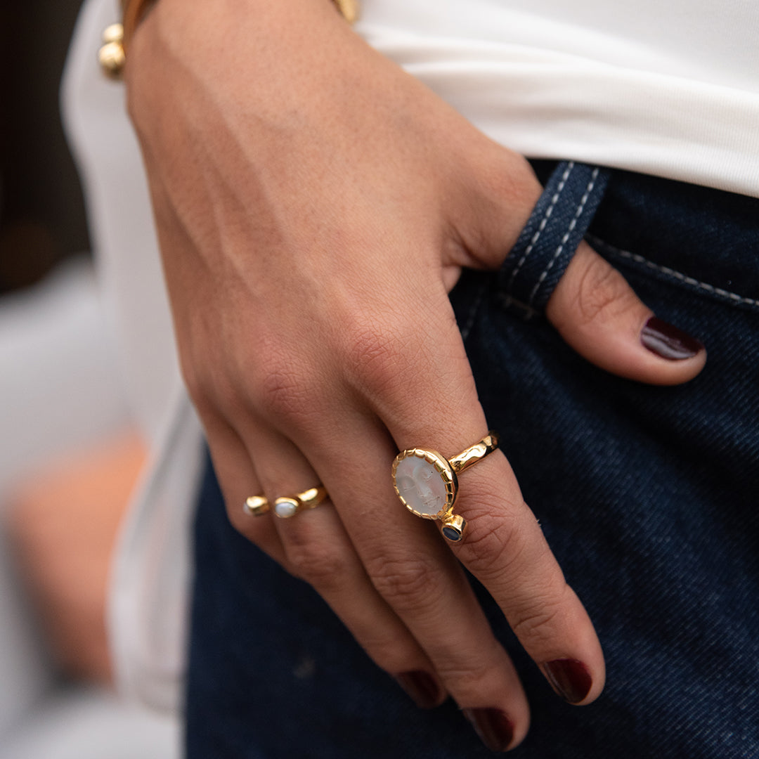 Anillo Luna Apatita
