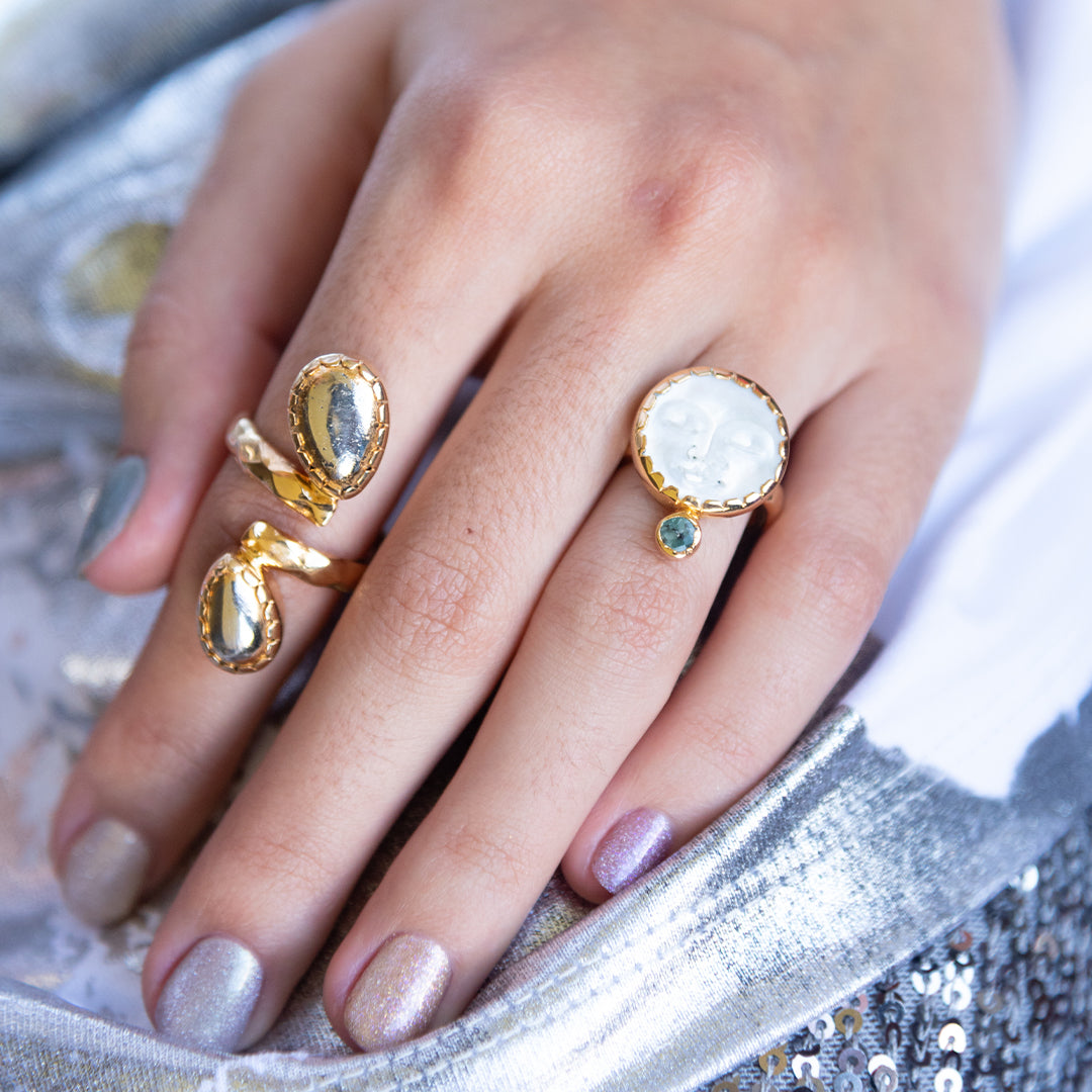 Anillo Luna Prehenite