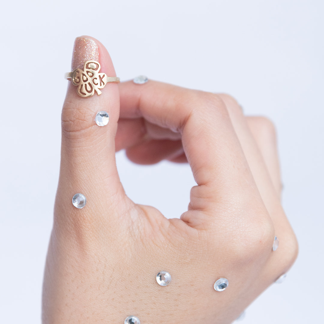 Anillo Good Luck en Oro