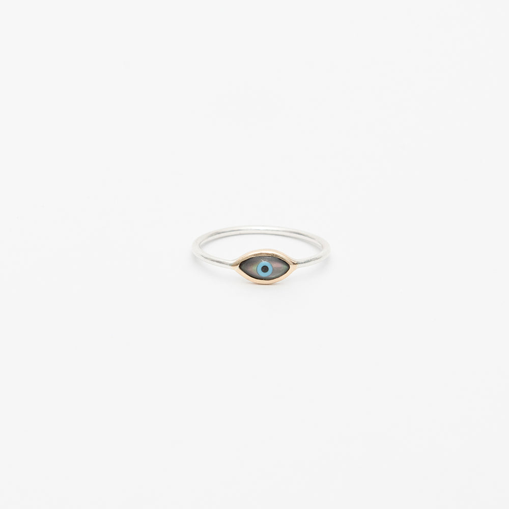 Anillo Gris Evil Eye - PRE ORDER