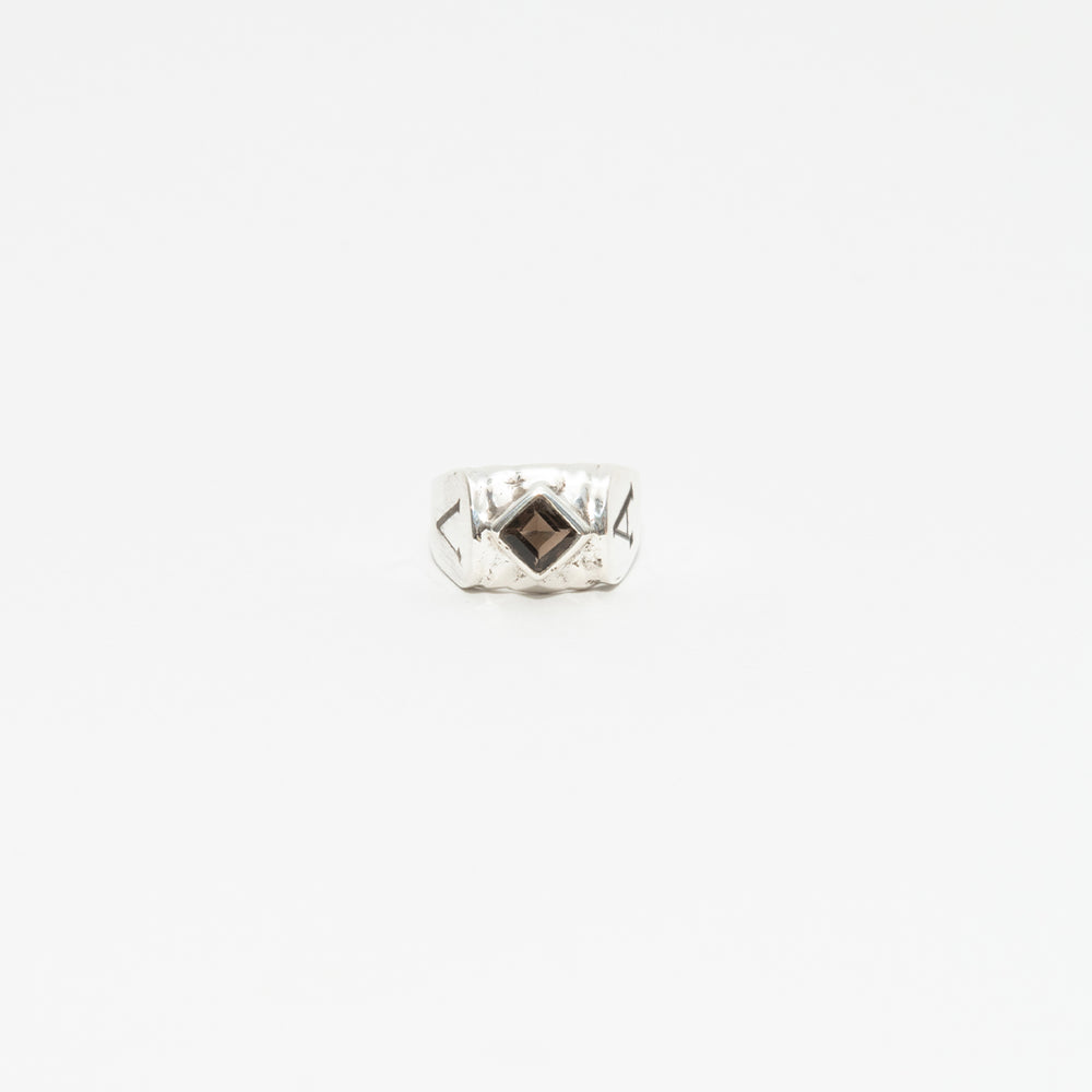 Anillo Sarah Cuarzo ahumado