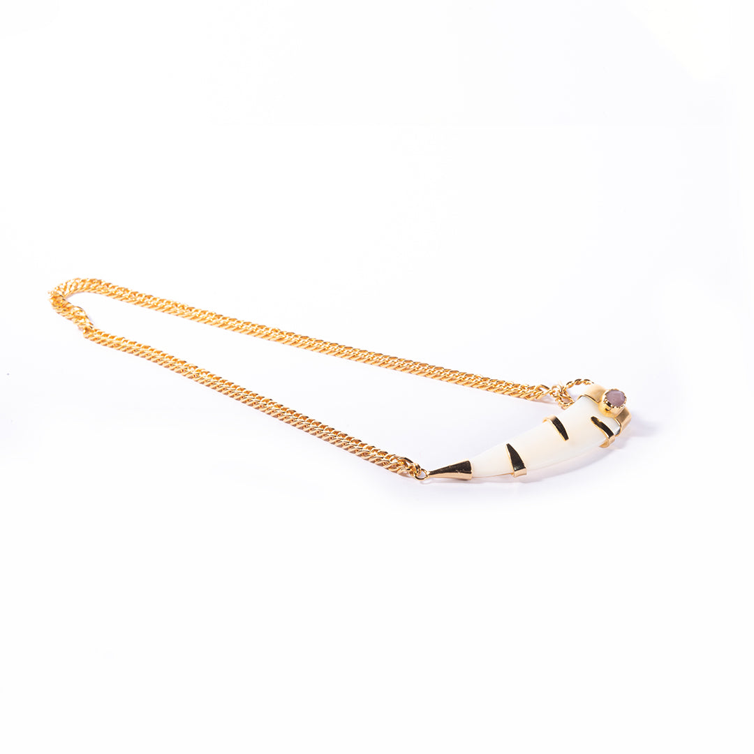 Collar Zocco con Rosado