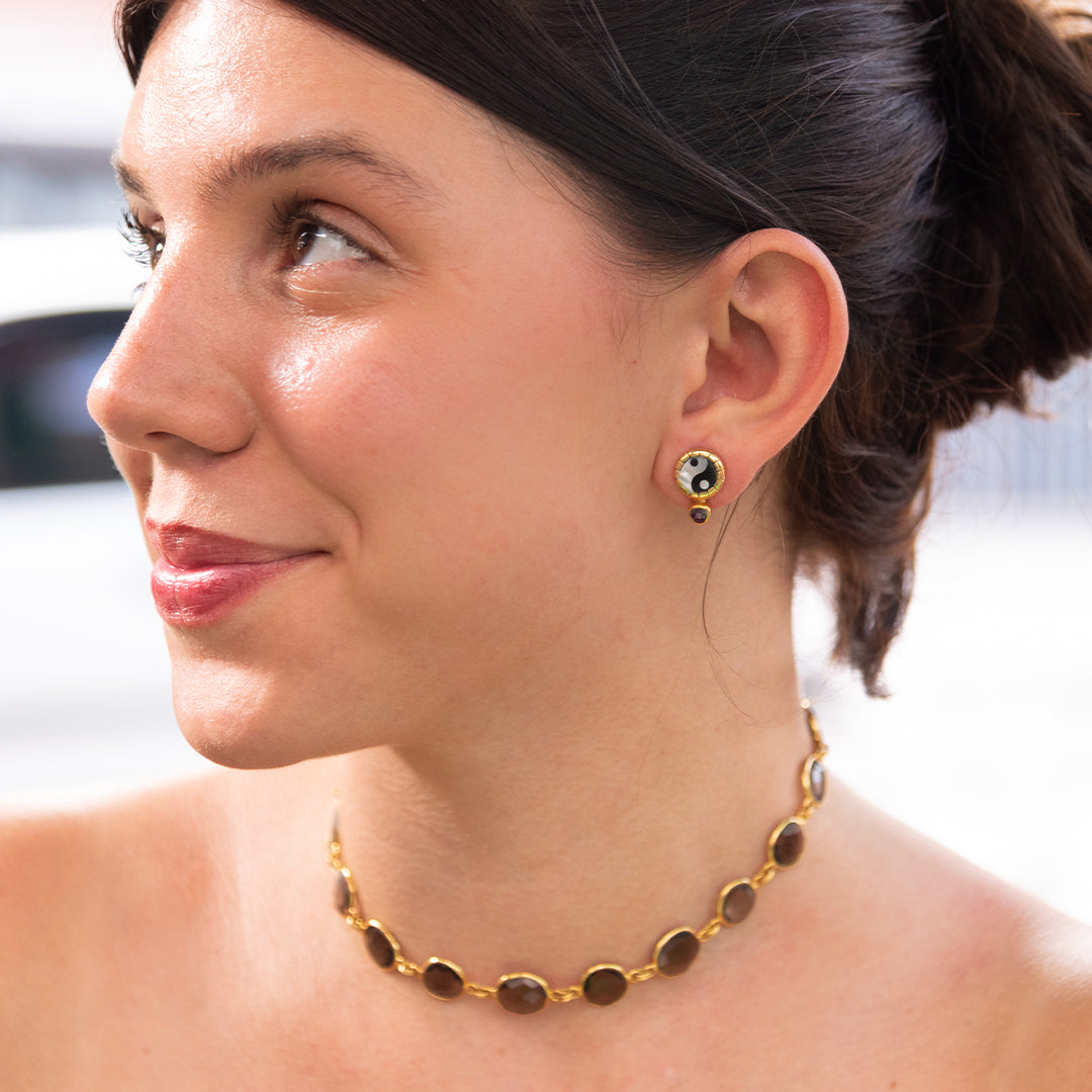 Collar Candy Cuarzo Ahumado