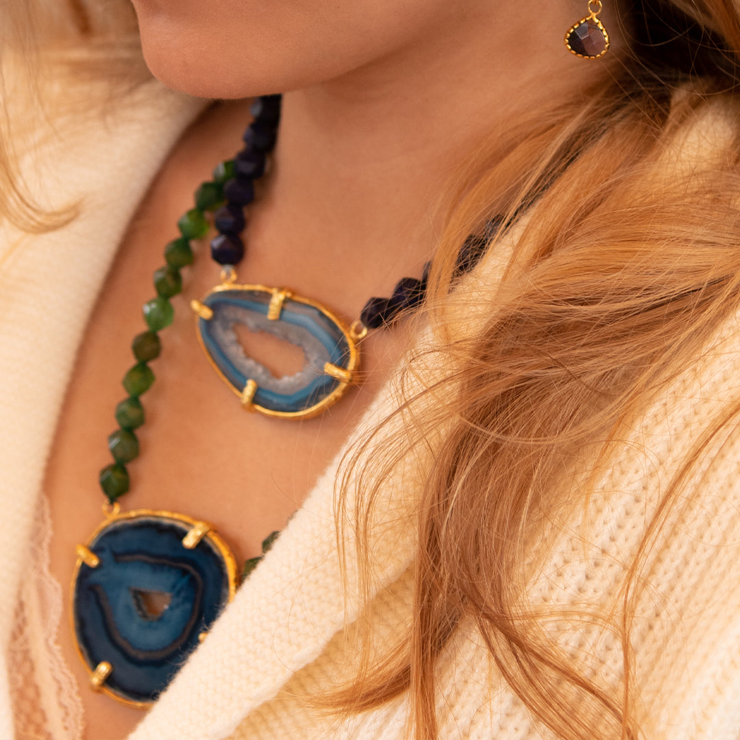 Collar Tepuy con Laja de Agatha