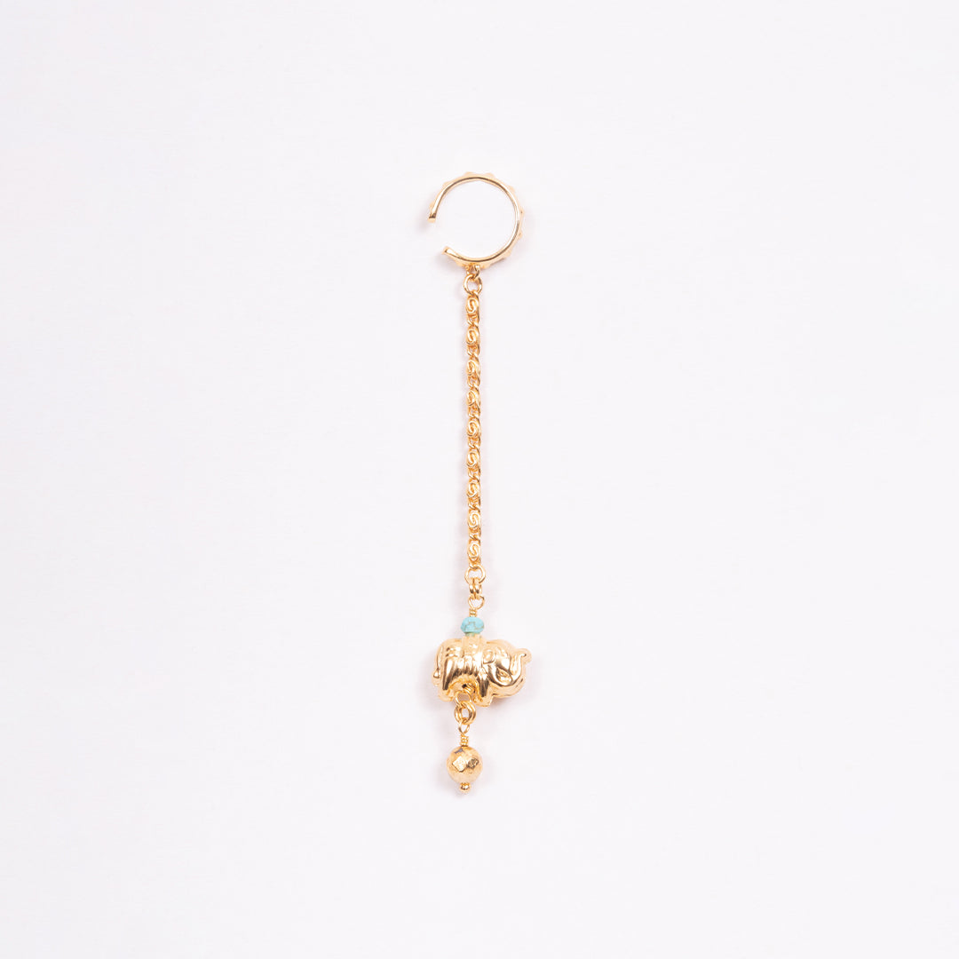 Cuff de Elefante con Turquesa