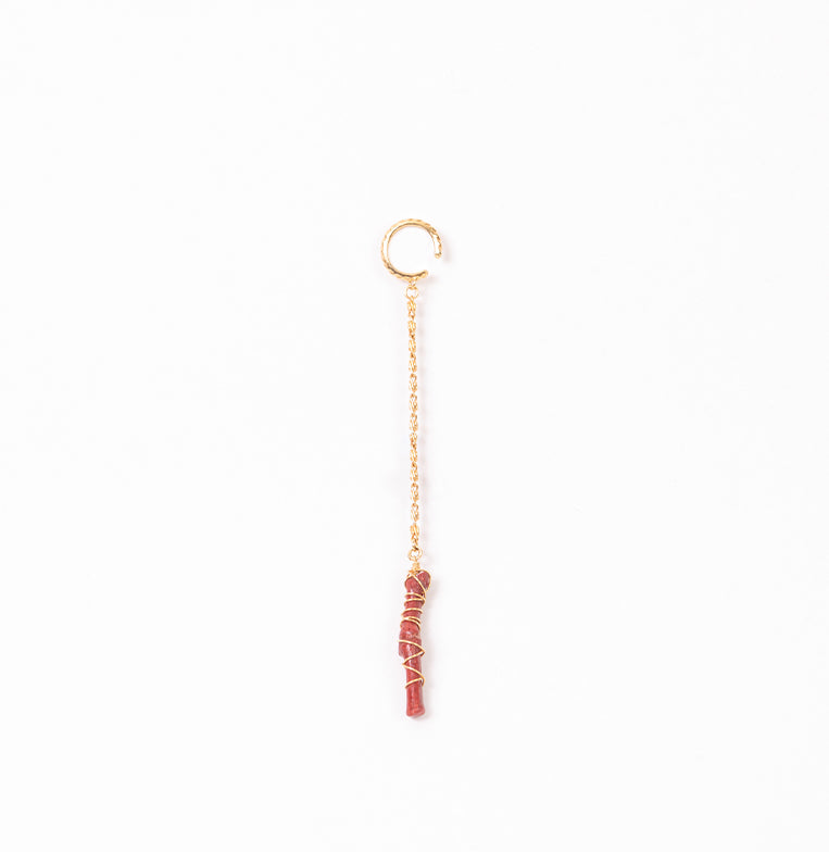 Cuff Coral Rojo Corto