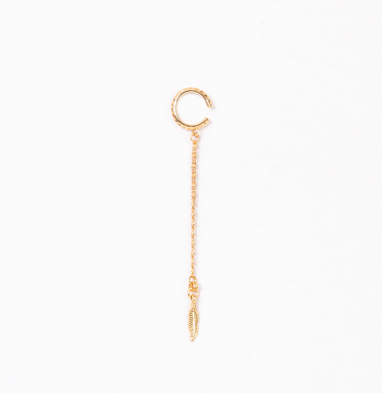 Cuff De Pluma Dorada