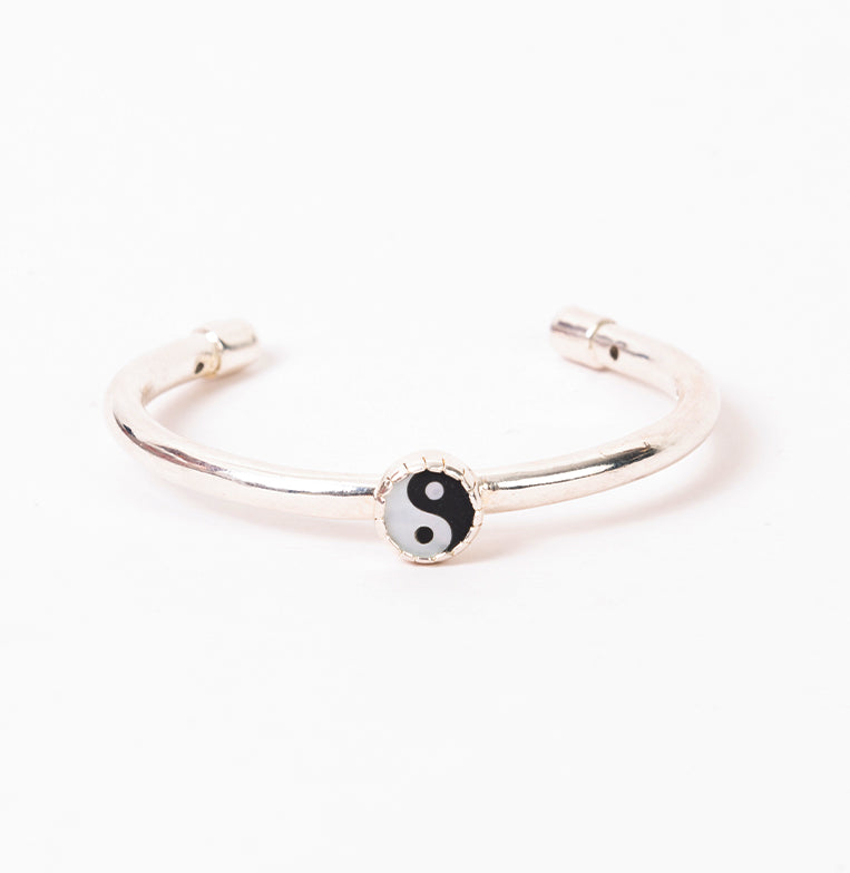 Pulseras Yin Yang Plateada