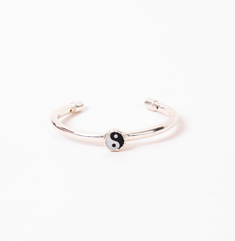 Pulseras Yin Yang Plateada