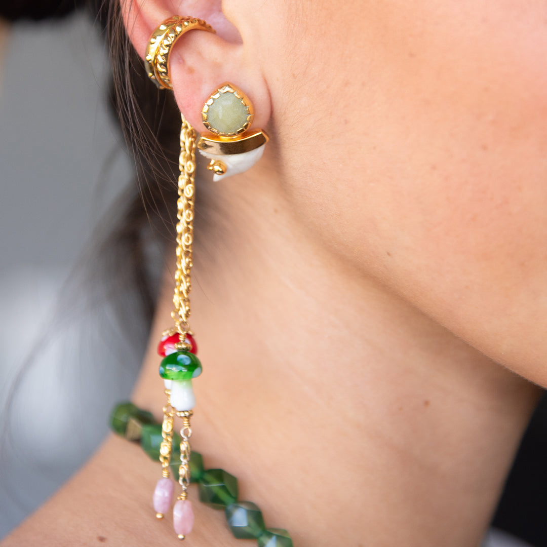Studs Skualo Jade Limón