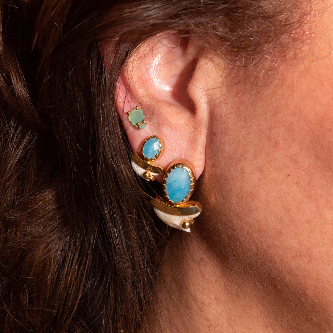 Studs Skualo Turquesa