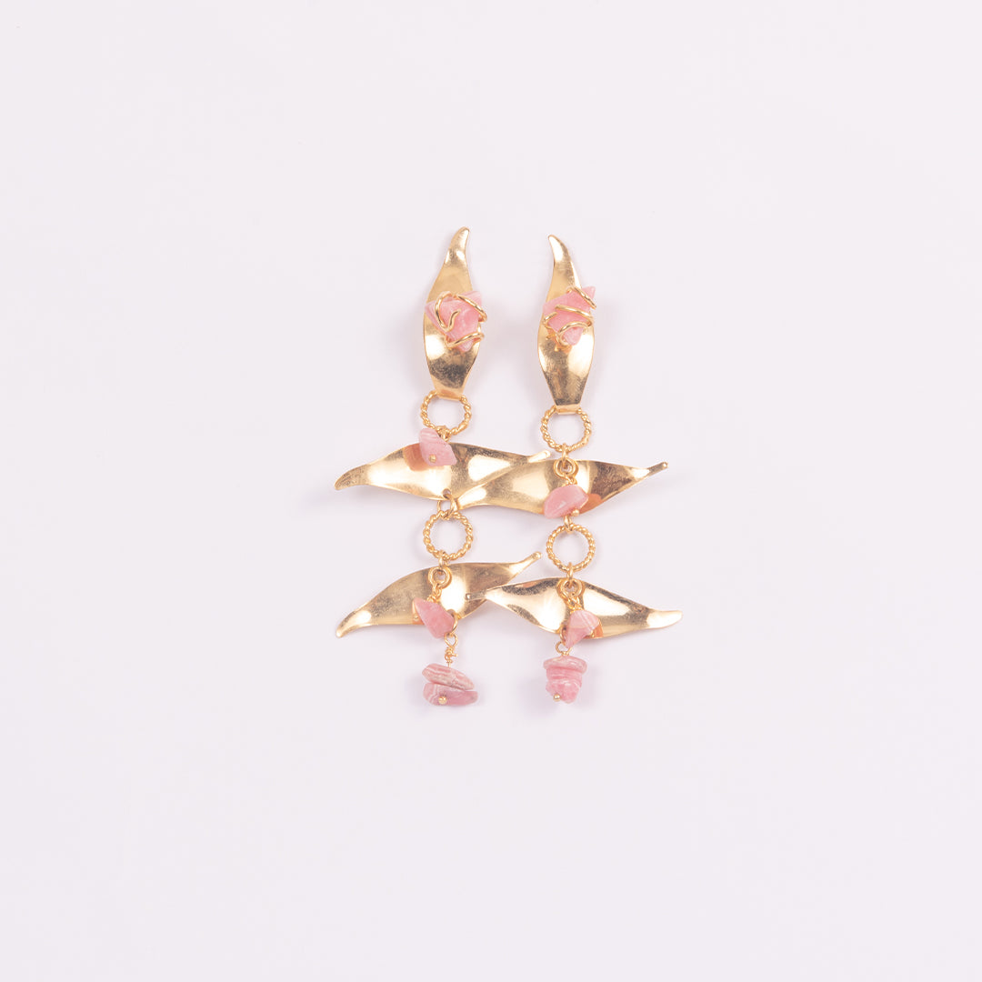 Zarcillos Mantis Rosados