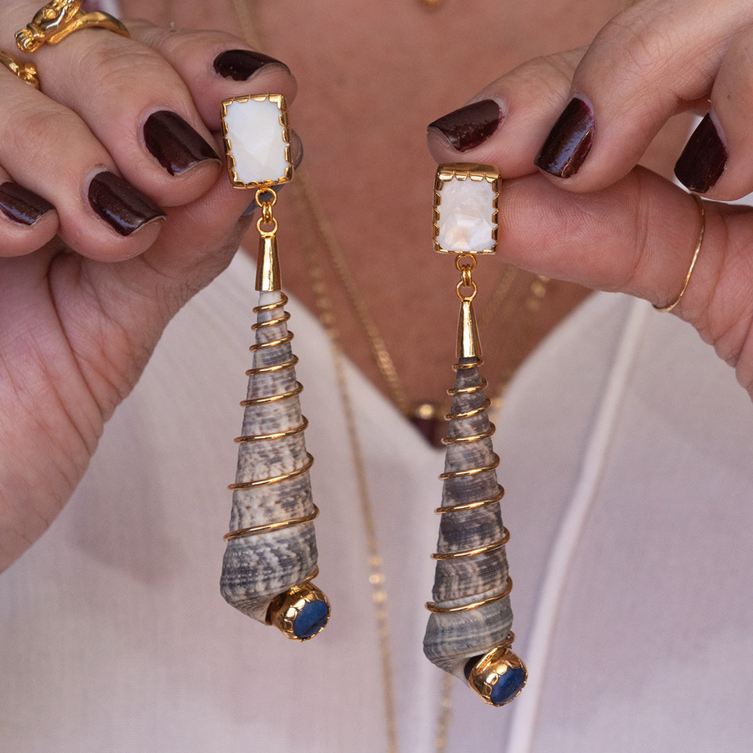 Zarcillos de Caracol Nautilus