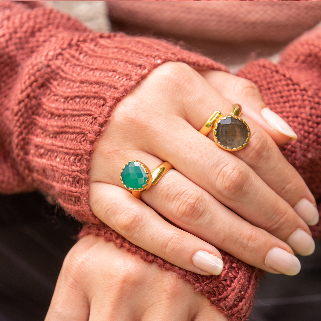 Anillo Candy Onyx Verde