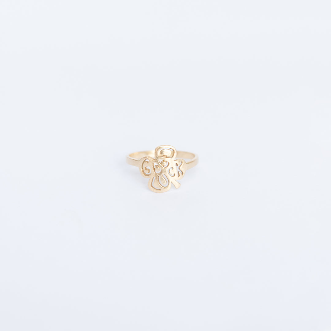 Anillo Good Luck en Oro