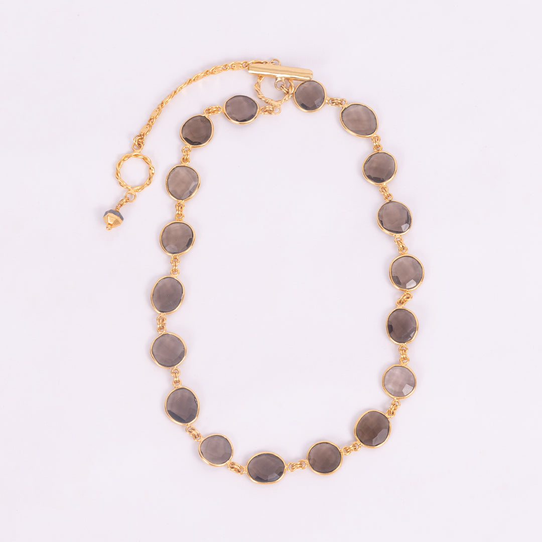 Collar Candy Cuarzo Ahumado